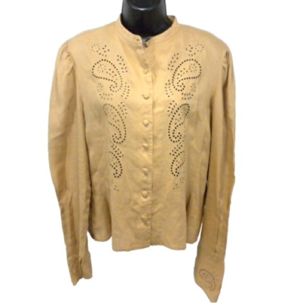 RALPH LAUREN 100% linen blouse